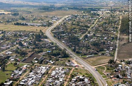 Route 102 from the sky. - Department of Canelones - URUGUAY. Photo #46826