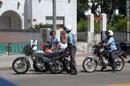 Inspectores de tránsito - Departamento de Maldonado - URUGUAY. Foto No. 47629
