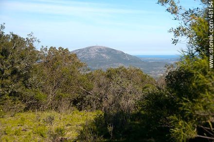 Cerro Pan de Azúcar desde la Sierra de las Ánimas - Departamento de Maldonado - URUGUAY. Foto No. 48154
