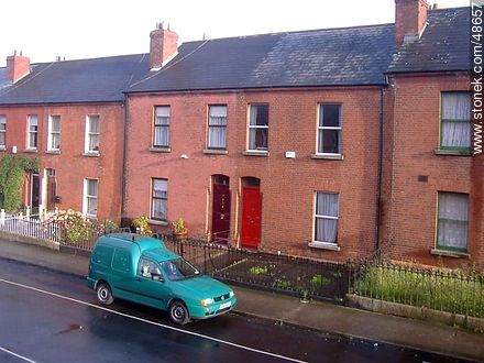 Urban houses of Dublin - Ireland - BRITISH ISLANDS. Photo #48657