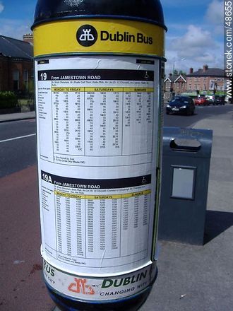 Dublin Bus Schedules - Ireland - BRITISH ISLANDS. Photo #48655