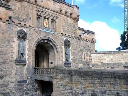 El Castillo de Edimburgo.  - Escocia - ISLAS BRITÁNICAS. Foto No. 49121