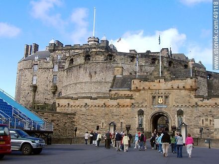 El Castillo de Edimburgo.  - Escocia - ISLAS BRITÁNICAS. Foto No. 49118