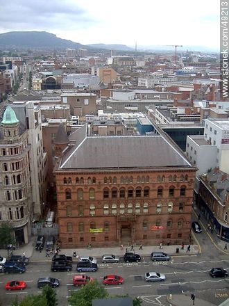 View from the Belfast Wheel. Donegall Square North. The Water Office. - North Ireland - BRITISH ISLANDS. Photo #49213