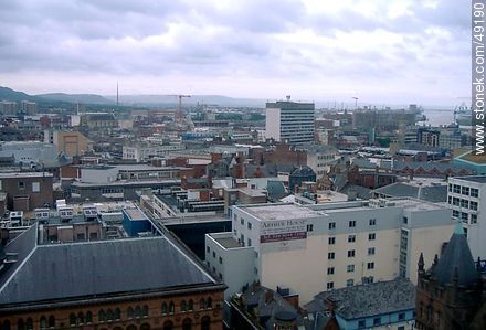Vista desde la rueda gigante de Belfast - Irlanda del Norte - ISLAS BRITÁNICAS. Foto No. 49190