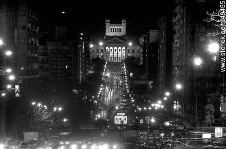 Avenida del Libertador. Palacio Legislativo. - Departamento de Montevideo - URUGUAY. Foto No. 49455