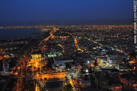 Aerial night view from the Morro de Arica. - Chile - Others in SOUTH AMERICA. Photo #49822
