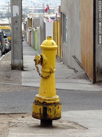 Hidrante amarillo - Chile - Otros AMÉRICA del SUR. Foto No. 49939