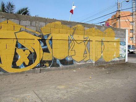 Grafiti en muro de Arica - Chile - Otros AMÉRICA del SUR. Foto No. 49897