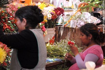 Sale of flowers - Chile - Others in SOUTH AMERICA. Photo #49984