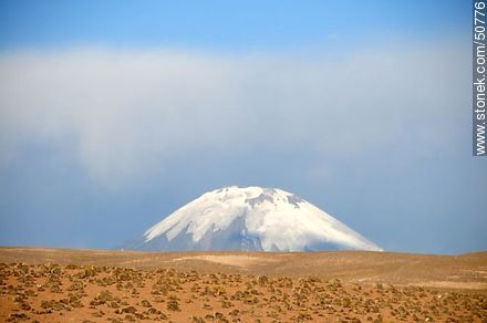 Top of Parinacota volcano. - Chile - Others in SOUTH AMERICA. Photo #50776