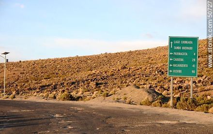 Salidas hacia Parinacota, Caquena, Nasahuento y Visviri. - Chile - Otros AMÉRICA del SUR. Foto No. 50727