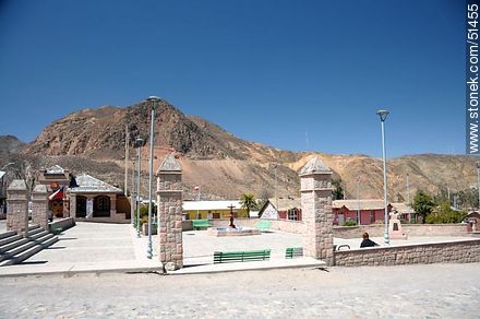 Plaza de Putre. Altitud: 3560m - Chile - Otros AMÉRICA del SUR. Foto No. 51455