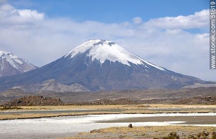 Parinacota volcano. - Chile - Others in SOUTH AMERICA. Photo #51619