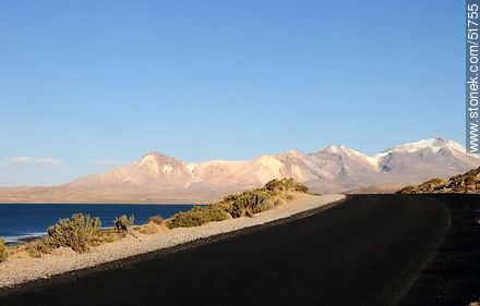 Lago Chungará y Nevados de Quimsachata. Ruta 11 de Chile. - Chile - Otros AMÉRICA del SUR. Foto No. 51755