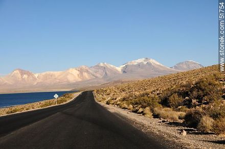 Lake Chungará and Nevados de Quimsachata. Route 11 in Chile. - Chile - Others in SOUTH AMERICA. Photo #51754