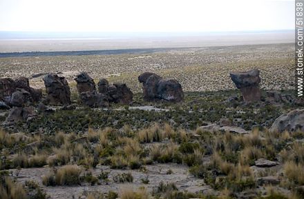 Isolated rocks in the highlands - Bolivia - Others in SOUTH AMERICA. Photo #51838