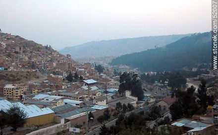 Vista de La Paz descendiendo desde El Alto - Bolivia - Otros AMÉRICA del SUR. Foto No. 52007