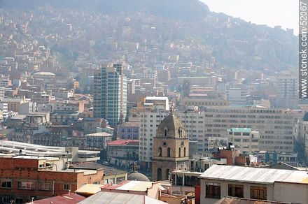 Amanecer brumoso en La Paz. Iglesia San Francisco. - Bolivia - Otros AMÉRICA del SUR. Foto No. 52067