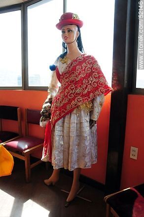 Mannequin with one of the typical Bolivian Indian costumes - Bolivia - Others in SOUTH AMERICA. Photo #52146