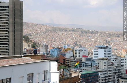 Vista parcial de la ciudad de La Paz, Bolivia - Bolivia - Otros AMÉRICA del SUR. Foto No. 52320