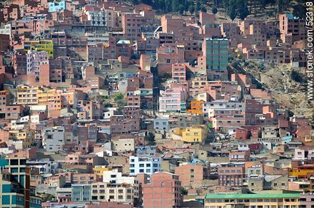 Vista parcial de la ciudad de La Paz, Bolivia - Bolivia - Otros AMÉRICA del SUR. Foto No. 52318