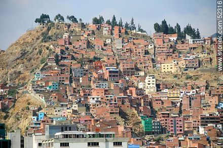 Vista parcial de la ciudad de La Paz, Bolivia - Bolivia - Otros AMÉRICA del SUR. Foto No. 52316