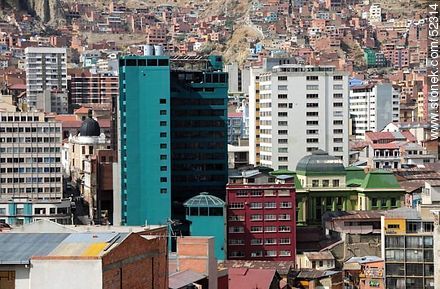 Vista parcial de la ciudad de La Paz, Bolivia - Bolivia - Otros AMÉRICA del SUR. Foto No. 52314