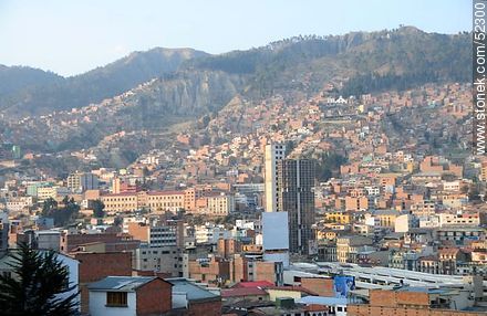 Vista parcial de la ciudad de La Paz, Bolivia - Bolivia - Otros AMÉRICA del SUR. Foto No. 52300