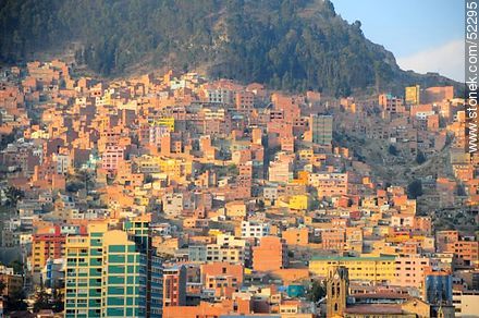 Vista parcial de la ciudad de La Paz, Bolivia - Bolivia - Otros AMÉRICA del SUR. Foto No. 52295