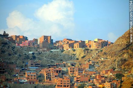 Vista parcial de la ciudad de La Paz, Bolivia - Bolivia - Otros AMÉRICA del SUR. Foto No. 52294