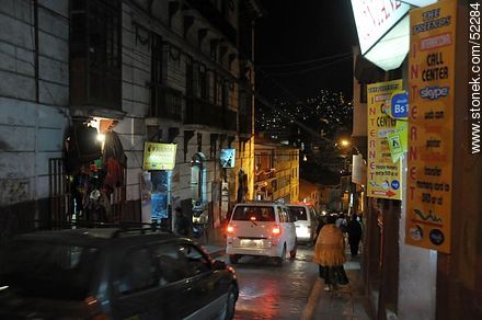 Calle Sagárnaga de La Paz - Bolivia - Otros AMÉRICA del SUR. Foto No. 52284