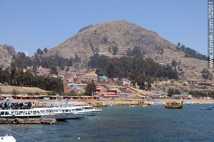 Port of Copacabana, Lake Titicaca.  - Bolivia - Others in SOUTH AMERICA. Photo #52501