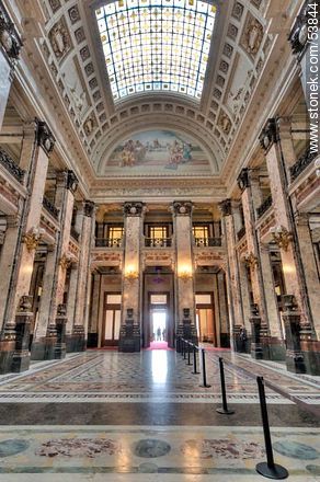 Salón de los Pasos Perdidos del Palacio Legislativo. - Departamento de Montevideo - URUGUAY. Foto No. 53844
