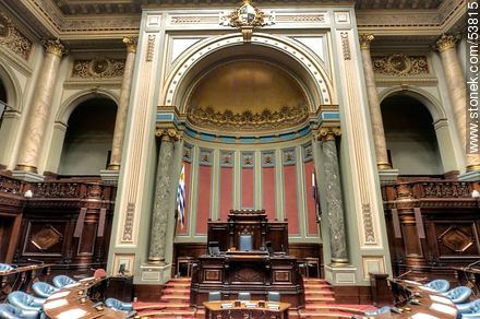 Cámara de Senadores de la República - Departamento de Montevideo - URUGUAY. Foto No. 53815