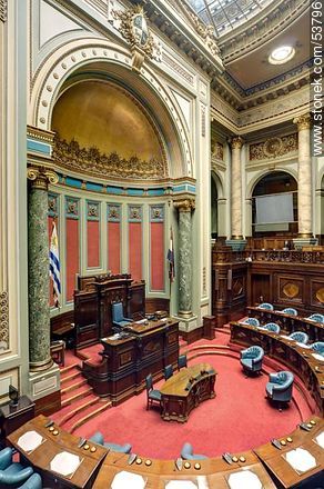 Cámara de Senadores de la República Oriental del Uruguay - Departamento de Montevideo - URUGUAY. Foto No. 53796