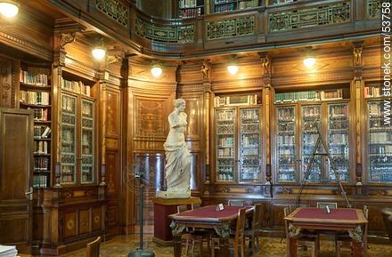Palacio Legislativo library - Department of Montevideo - URUGUAY. Photo #53758