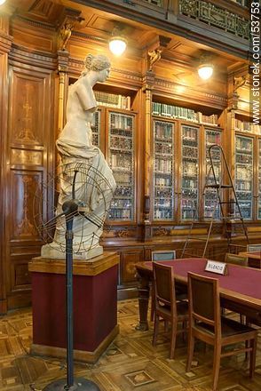 Biblioteca del Palacio Legislativo - Departamento de Montevideo - URUGUAY. Foto No. 53753