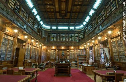 Palacio Legislativo library - Department of Montevideo - URUGUAY. Photo #53746