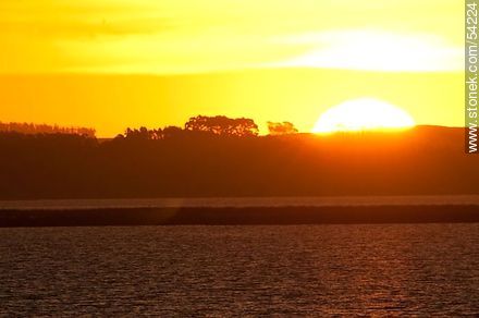 Jose Ignacio Lagoon at sunset - Punta del Este and its near resorts - URUGUAY. Photo #54224