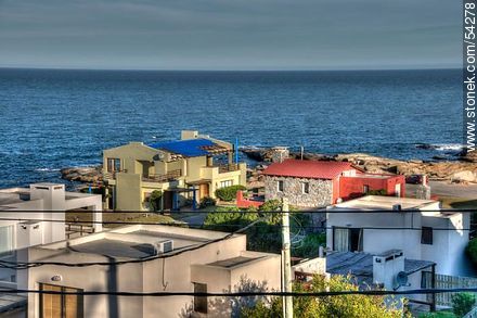 Casas al mar en el extremo de la península de José Ignacio. - Punta del Este y balnearios cercanos - URUGUAY. Foto No. 54278