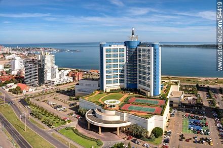 Artigas Ave. and Biarritz St. Conrad hotel from the heights - Punta del Este and its near resorts - URUGUAY. Photo #54419
