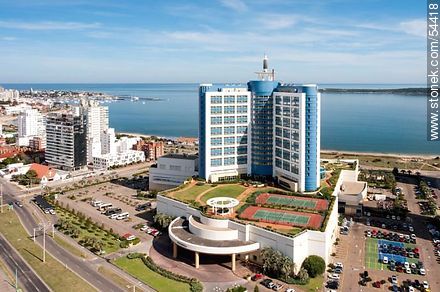 Artigas Ave. and Biarritz St. Conrad hotel from the heights - Punta del Este and its near resorts - URUGUAY. Photo #54418