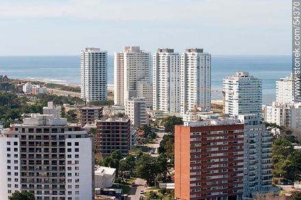 Parada 8 towers in Playa Brava. - Punta del Este and its near resorts - URUGUAY. Photo #54370