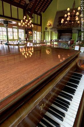 Piano of the tea room of the hotel - Punta del Este and its near resorts - URUGUAY. Photo #54576