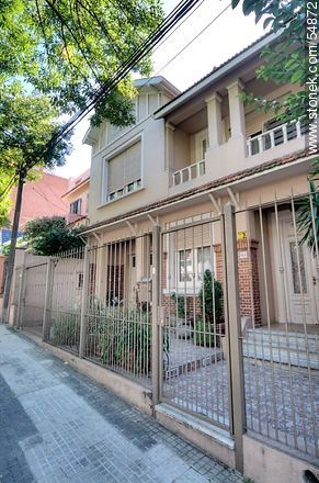 Houses on Libertad St. - Department of Montevideo - URUGUAY. Photo #54872