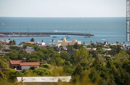 The port view from the hills - Department of Maldonado - URUGUAY. Photo #55174