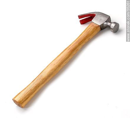 Hammer with nail puller -  - MORE IMAGES. Photo #55261