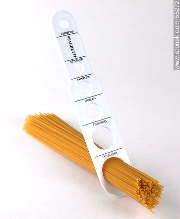 Meter portions of noodles -  - MORE IMAGES. Photo #55272