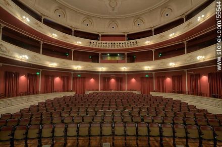 Teatro Bartolomé Macció. Vista desde el escenario. - Departamento de San José - URUGUAY. Foto No. 55544